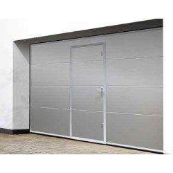 Puerta Seccional Gris Silver